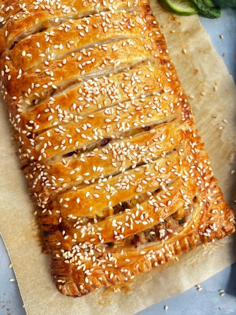 tuna and corn puff pastry