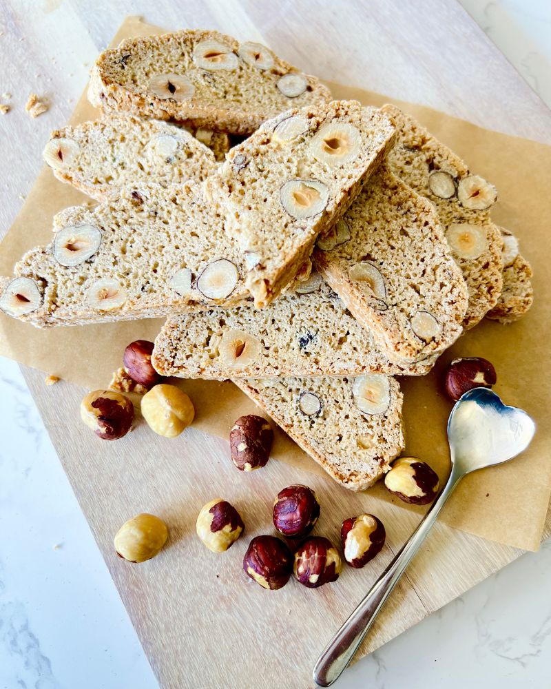 hazelnut biscotti