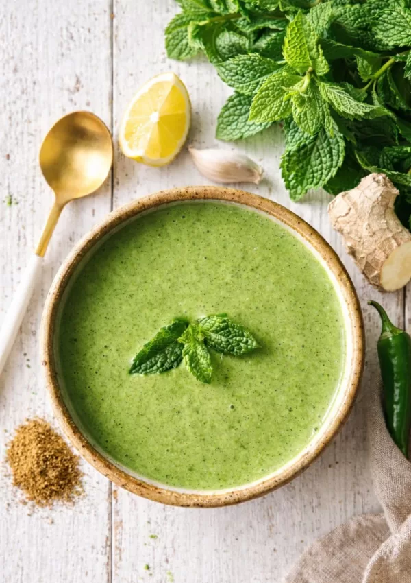 Easy Indian Mint Chutney
