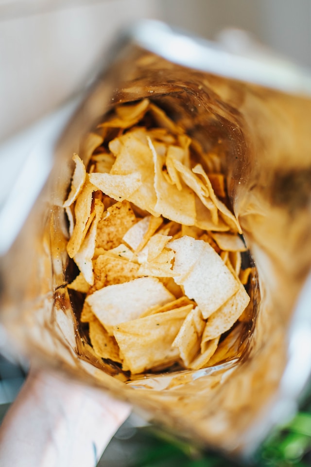 pita crisps in a bag