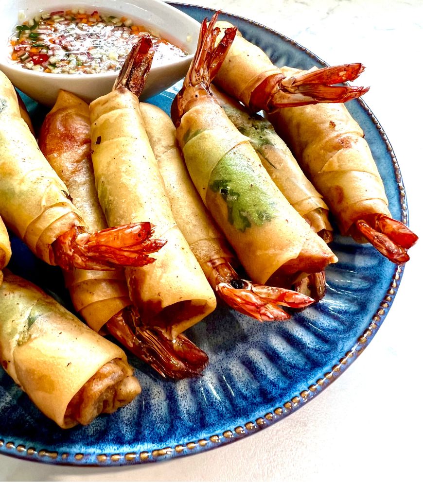 Thai Prawn & Pork Spring Rolls