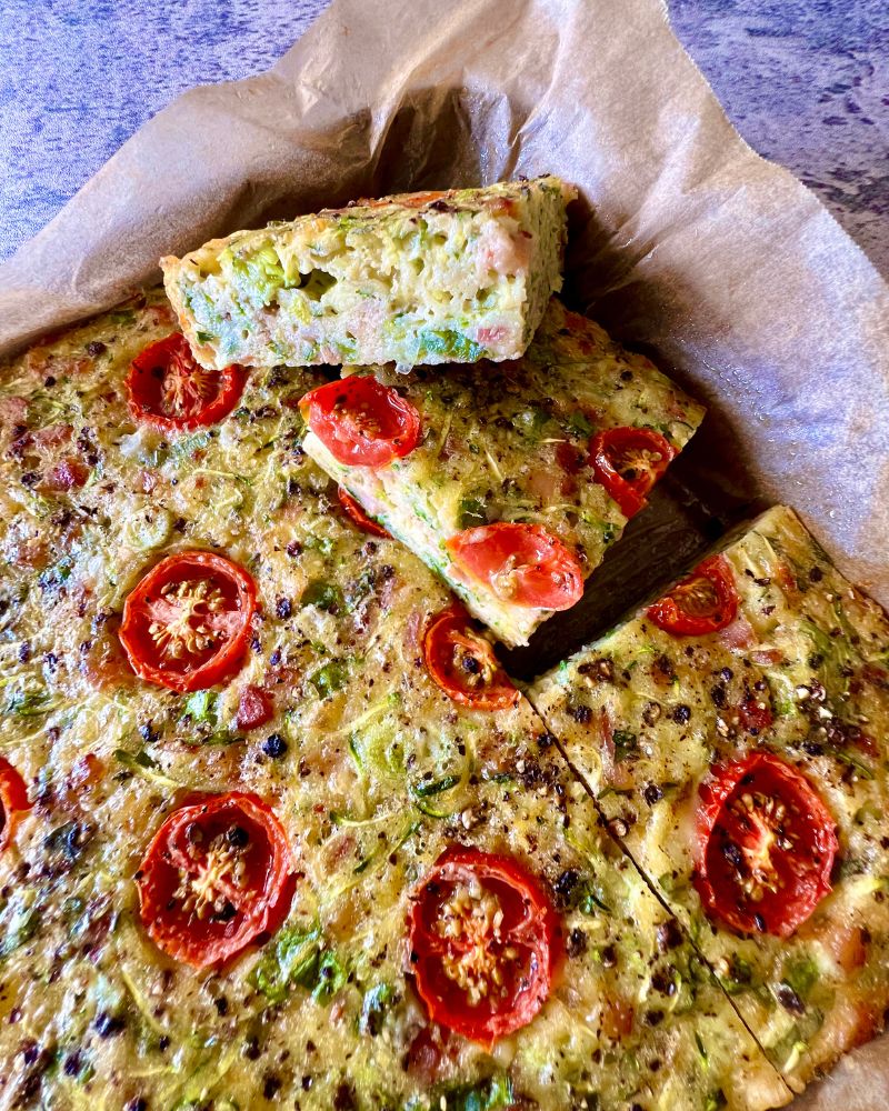 zucchini slice in tin