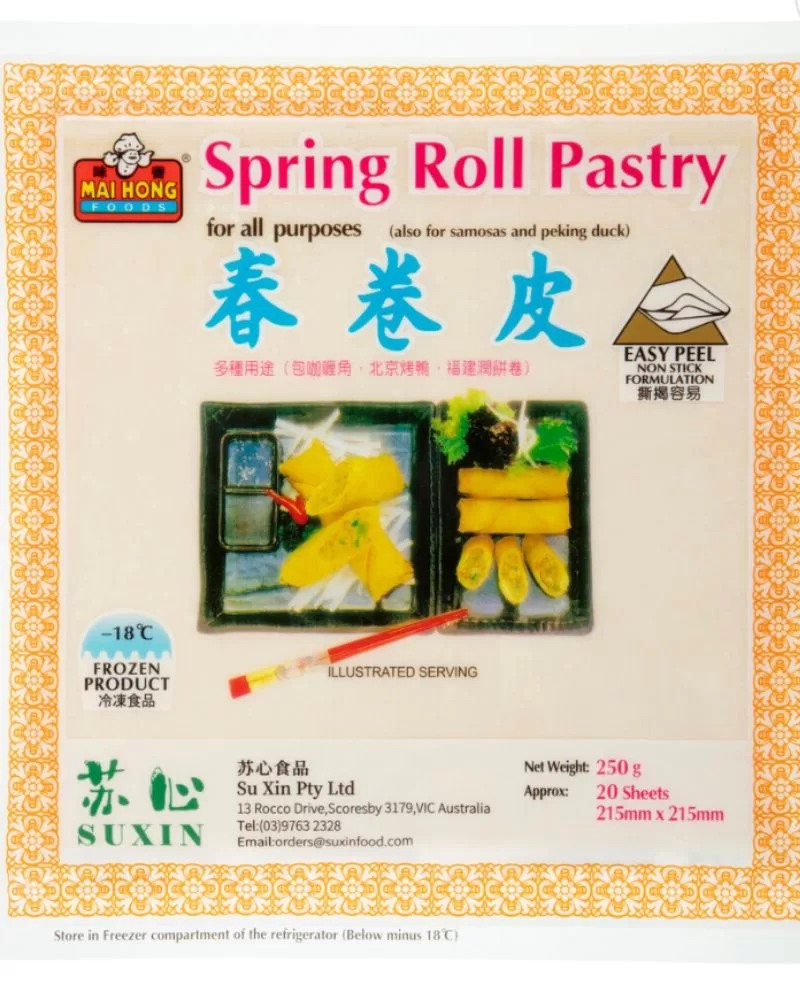 packet of spring roll wrappers