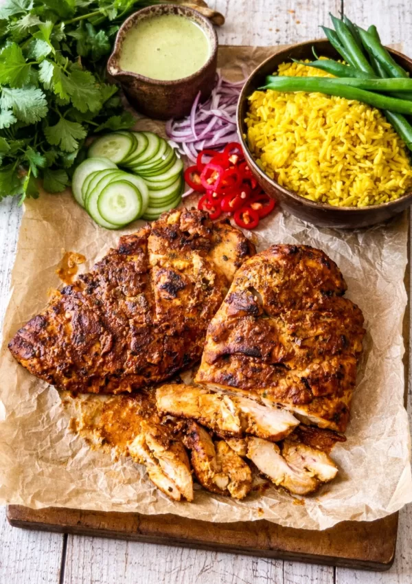 Indian Spiced Chicken Breasts in the Air Fryer