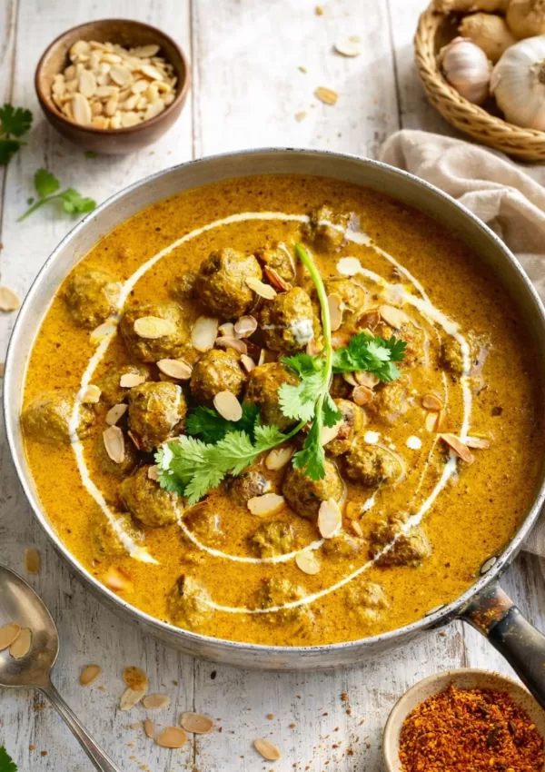 Easy Lamb Korma Meatball Curry (30-Minute Dinner)
