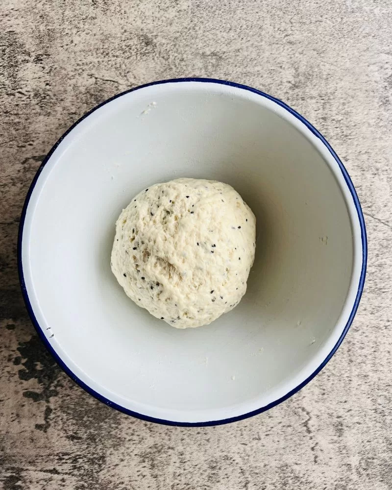 dough in a bowl