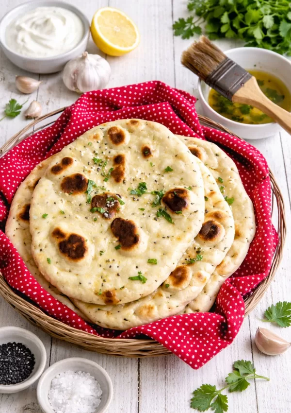 No Yeast Garlic Naan Bread – Easy As!