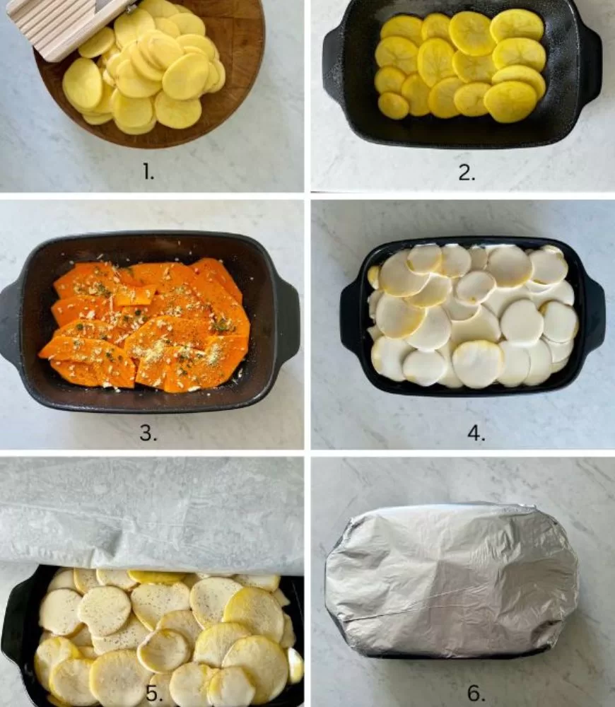 potato bake steps