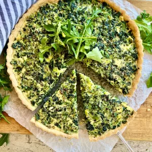 spinach quiche