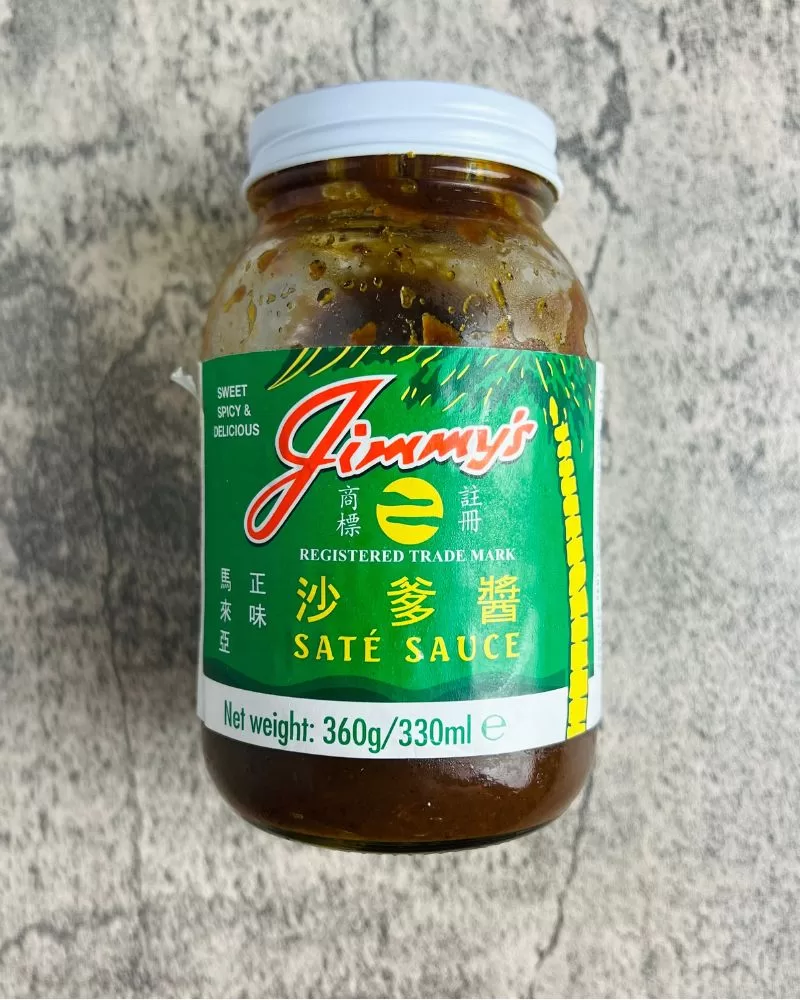 Jar of Jimmy's Sate Sauce