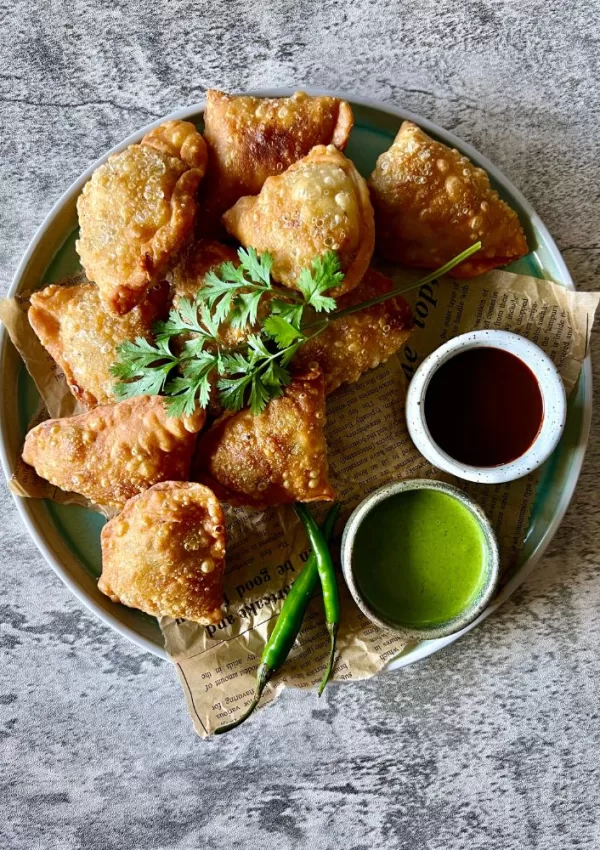 Easy Indian Vegetable Samosas