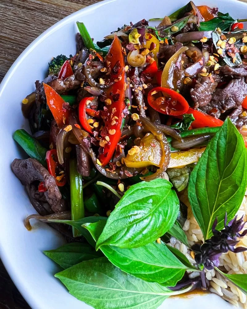 low fat beef stir fry